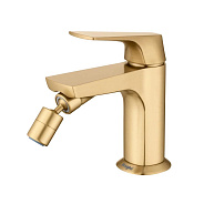 Смеситель Raglo R07.50.03 для биде  , сатин золотой