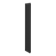 Трубчатый дизайн-радиатор Royal Thermo Insignia C2180 6 секций, черный, боковое подключение