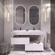 Столешница Velvex Unit 140, белый мрамор (st.UNI.140-630)