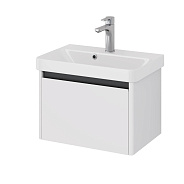 Тумба под раковину подвесная Dreja Luxury 55 см, белый