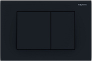 KDI-0000012 (001D) Панель смыва Черная матовая (клавиши квадрат)