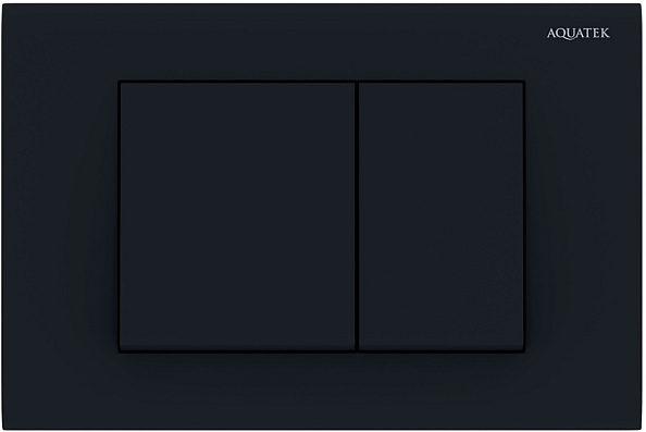 KDI-0000012 (001D) Панель смыва Черная матовая (клавиши квадрат)