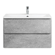 База под раковину подвесная BelBagno Albano 800х500х450 мм, Cemento Verona Grigio (ALBANO-800-2C-SO-CVG)