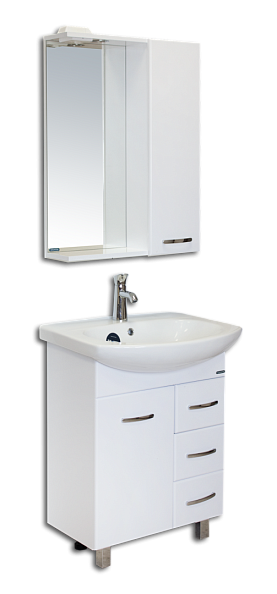 Sanita ЛАГУНА/3 Тумба бел. 820*605*320 (комплектуется с умыв Лагуна 65) (до окончания складских остатков)