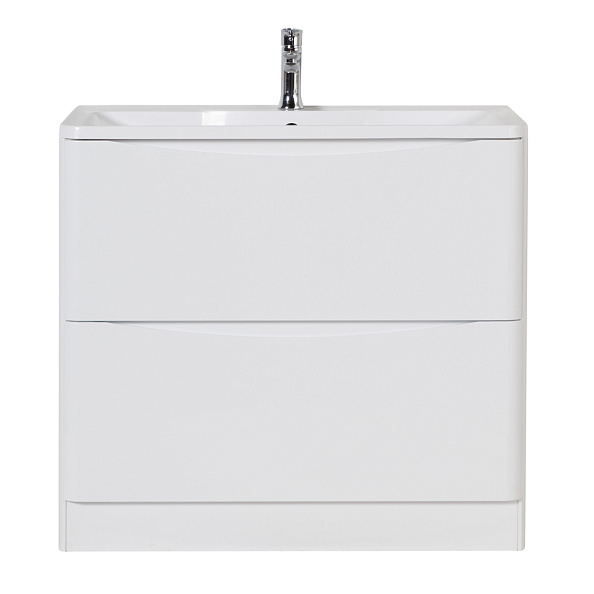 База под раковину напольная BelBagno Albano 900х810х450 мм, Bianco Lucido (ALBANO-900-2C-PIA-BL)