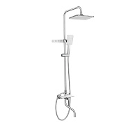 Душевая система с крючками FRAP F24002, хром