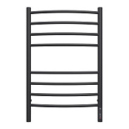 Полотенцесушитель электрический Terminus Классик П8 500х800 КС 905, черный, справа подключение (4670078527608)