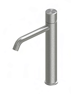 Смеситель для раковины Quadro design Stereo, сталь брашированная (16 02T AS)