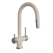 Смеситель для кухни с подключением фильтра Florentina МАЭСТРО 337.03Н.2123.107, песочный