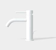 Смеситель для раковины Fima Carlo Frattini Spillo Up, белый матовый (F3031XSBS)