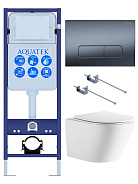 SET AQUATEK ЛИБЕРТИ-INS17-034 (рама AQUATEK INS-0000017 + KKI-0000001 + KDI-0000034 унитаз ЛИБЕРТИ AQ1999T-00 с тонким сиденьем sc