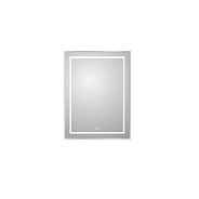 Зеркало в алюминиевой раме со встроенным светильником, и подогревом BelBagno Kraft 600 х 32 х 800 (SPC-KRAFT-600-800-LED-TCH-WARM)