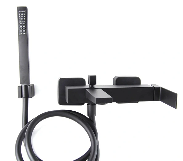 Смеситель для ванны Webert Pegaso PE850101560, черный