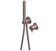 Смеситель для душа Quadro design Source, на 1 потребителя, золото розовое (12 58.00 OR)