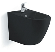 AQ1016-MB ЕВРОПА Биде подвесное 510*355*311, цвет черный матовый
