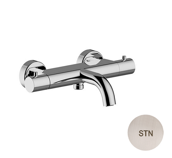 Смеситель для ванны и душа Carimali RIGOLETTO, матовый никель (21605-STN)