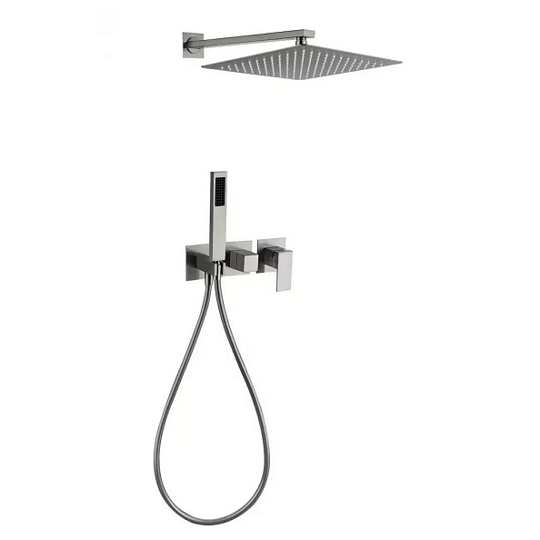 Душевая система встраиваемая (без излива) Grocenberg GB5080NK, никель