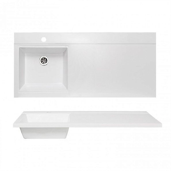 Умывальник Runo мебельный Гамма 105 лайт правое крыло (00-00001119)