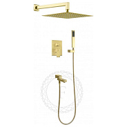 Душевая система встраиваемая FILARETE Fing FL1040MG, матовое золото