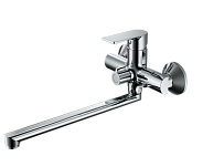 Смеситель для ванны BELZ B679 с аксессуарами, длинный излив (B22679)