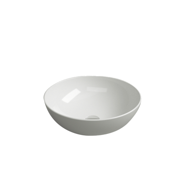 Раковина керамическая накладная Cezares белый, 43 см (CZR-NEW-43-LVB)