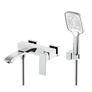 Смеситель Raglo R01.30 для ванны и душа настенный излив поворотный 15 см, хром