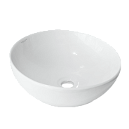 ART CUT Умывальник накладной 40 см Белый S1 (WB.CT/Art/40-N.Cut/WHT.G/S1)