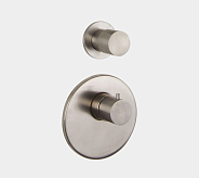 Смеситель для душа Fima Carlo Frattini Spillo Steel, на 2 потребителя, нержавеющая сталь (F3083X1INOX)