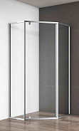 Душевой уголок Cezares Eco 100x100x195 мм, пентаугольный, хром (ECO-O-P-1-100-C-Cr)