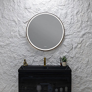 Зеркало Silver Mirrors Делуна/Deluna D800 2.2 (TX, алюм. профиль, цвет черный, подогрев, сенсорный выключатель)