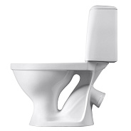 1P2012S0000BF Унитаз-компакт Соната белый, сидение полипропилен (арт.188012S0020B0), кос вып