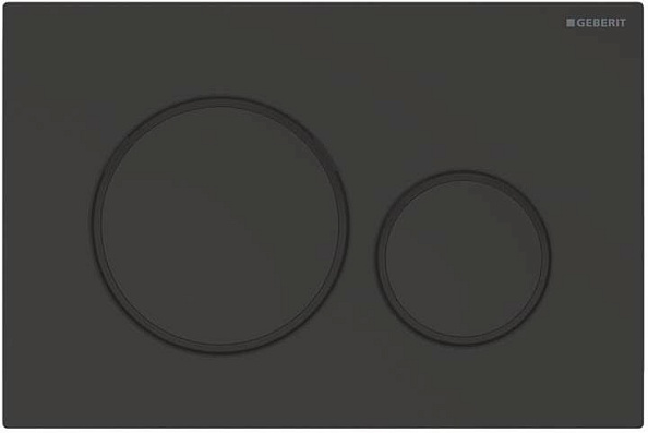 Смывная клавиша Geberit Sigma 20 (115.882.16.1) (матовый черный лак)