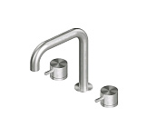 Смеситель для раковины Quadro design Source, сталь шлифованная/брашированная (12 96 AS)