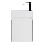 База под раковину подвесная BelBagno Pietra Mini 394х520х217 мм, Bianco Lucido (PIETRA MINI-400-1A-SO-BL-L)