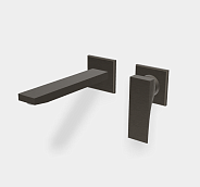 Смеситель для раковины Fima Carlo Frattini Zeta, брашированный черный хром (F3971WLX8CS)