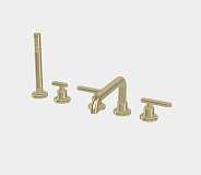 Смеситель для ванны и душа Fima Carlo Frattini Park Lane, Brushed champagne (F1324HS)