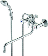 Смеситель Vidima Practic для ванны/душа, душевой гарнитур в комплекте (BA343AA)
