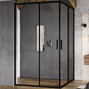 Ravak BLSRV2K-100 черный+Transparent, дверь для комбинации с дверью