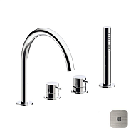 Смеситель для ванны и душа Almar никель брашированный (Brushed Nickel) (E214006.NB)