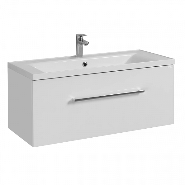 1A1269K5MA010 Набор Aquaton: 1A126901MA010 Тумба-умывальник Мадрид 100 М / 1A723031AG010 Раковина Айрис 100