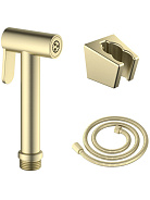 AQ2054BG гигиенический ручной душ со шлангом 120 см и держателем, шлиф. золото