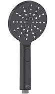 AQ2006MB ОБЕРОН ручной душ Select 120 3 jet, матовый черный