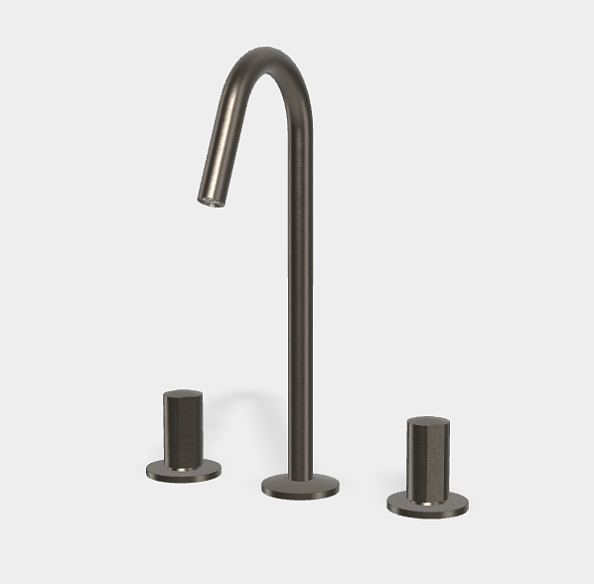 Смеситель для раковины Fima Carlo Frattini So, брашированный черный хром (F3191CCS)