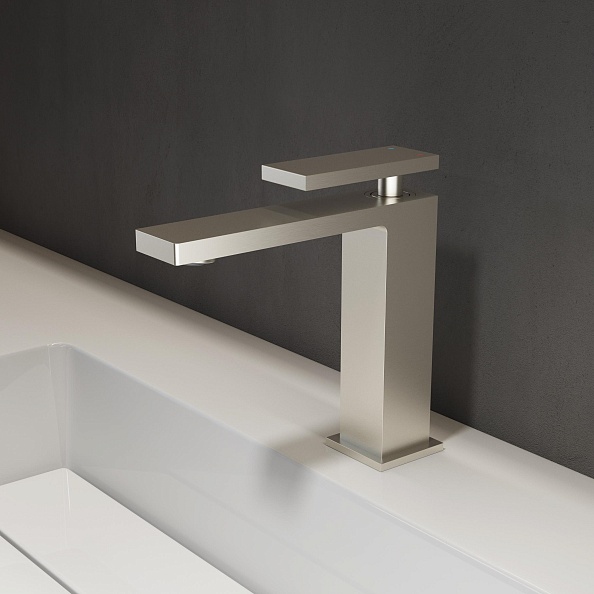 Смеситель для раковины Vincea Dice VBF-2DS1BN однорычажный, сатин