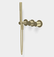 Смеситель для душа Fima Carlo Frattini Spillo Tech,G Collection, на 2 потребителя, шампань брашированная (F3049TWX8GHS)