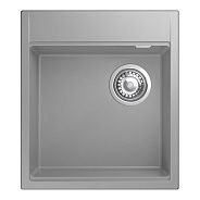 Кухонная мойка Rivelato TESORO TR-455-R, серый металлик