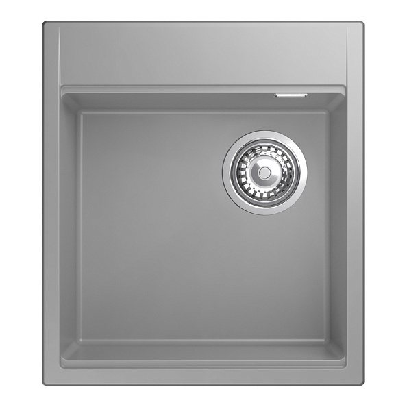 Кухонная мойка Rivelato TESORO TR-455-R, серый металлик