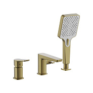 Смеситель для ванны BELZ на борт золотой (B66715-5)