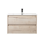 База под раковину подвесная BelBagno Kraft 800х500х460 мм, Rovere Galifax Bianco (KRAFT-800-2C-SO-RGB)
