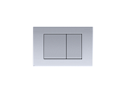 KDI-0000011 (001C) Панель смыва Хром матовая (клавиши квадрат)